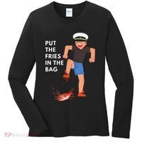 Put The Fries In The Bag Josh Block Wots Women's Long Sleeve Shirt thumb 0