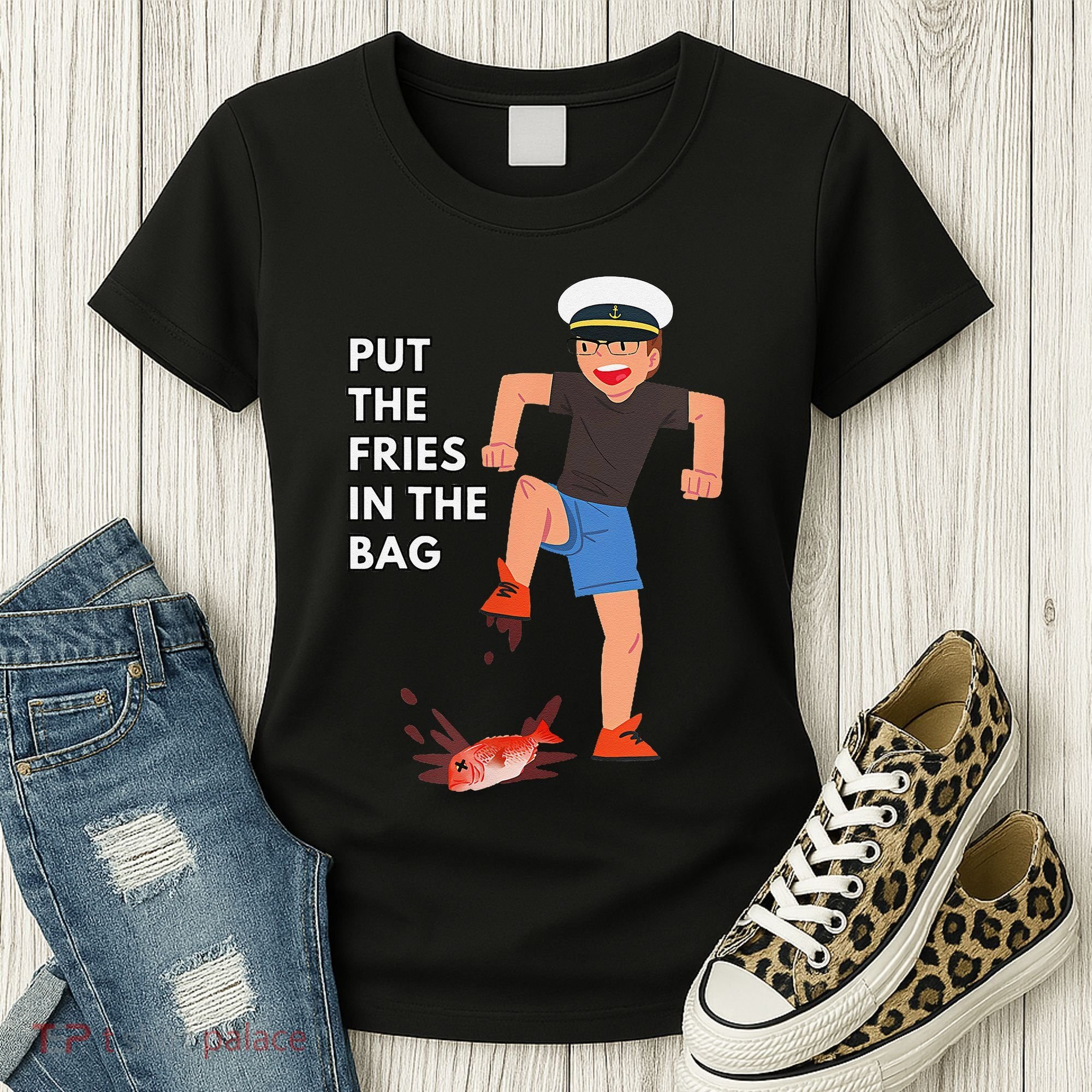 Put The Fries In The Bag Josh Block Wots Women's T-Shirt