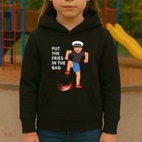 Put The Fries In The Bag Josh Block Wots Kids Hoodie thumb 3