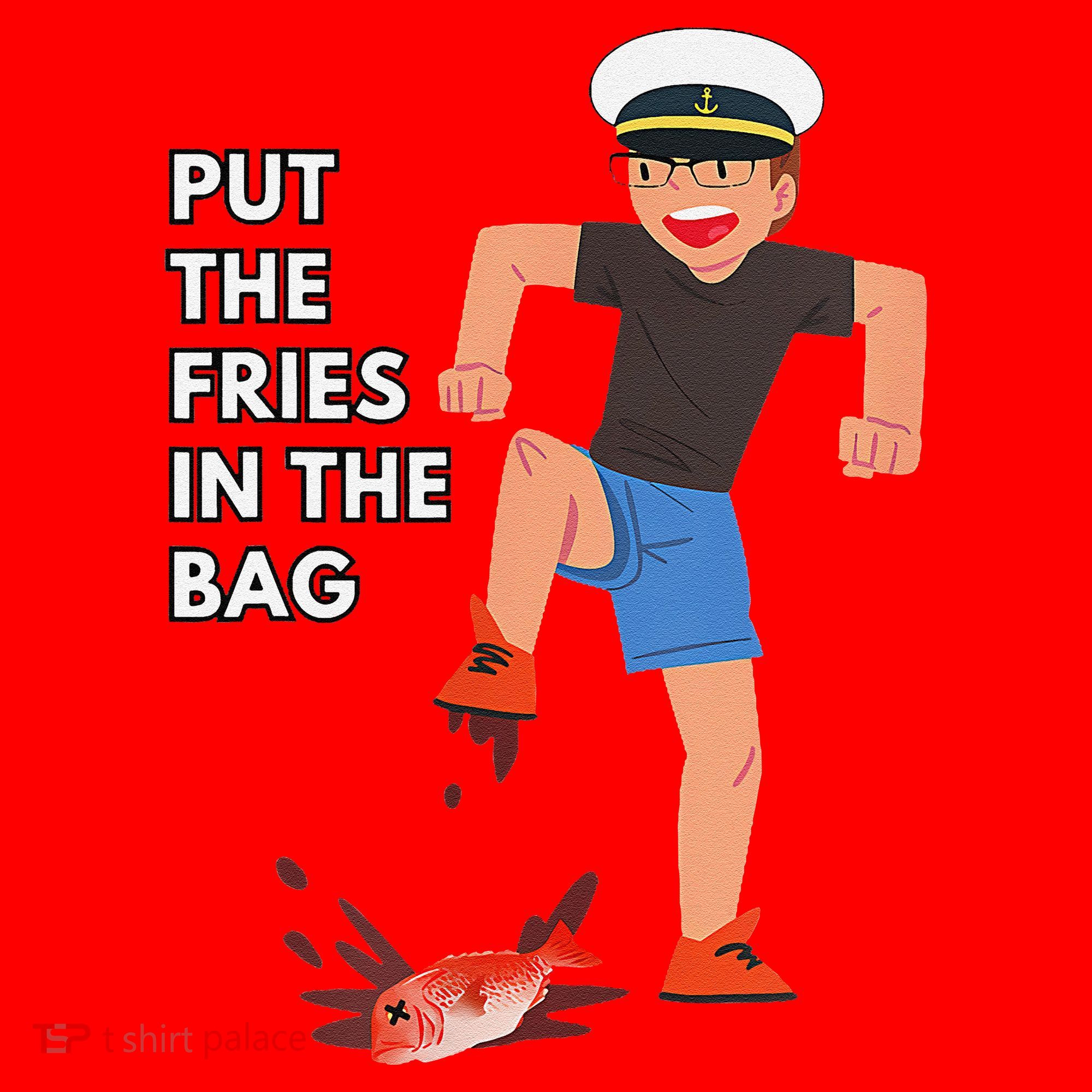 Put The Fries In The Bag Josh Block Wots Santa Hat