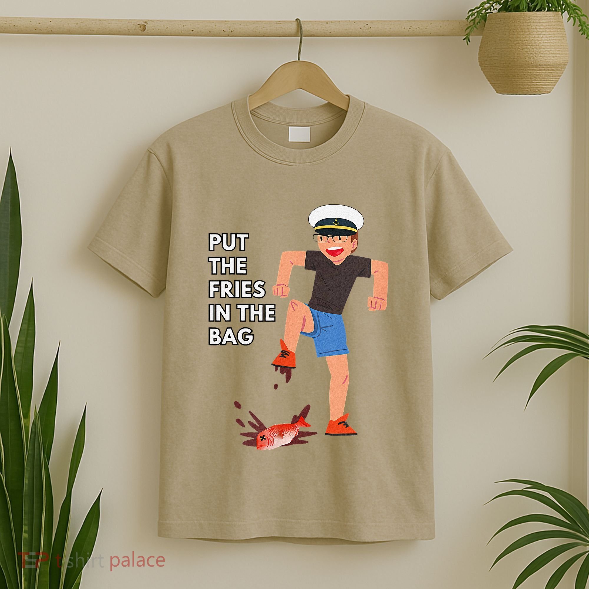 Put The Fries In The Bag Josh Block Wots T-Shirt