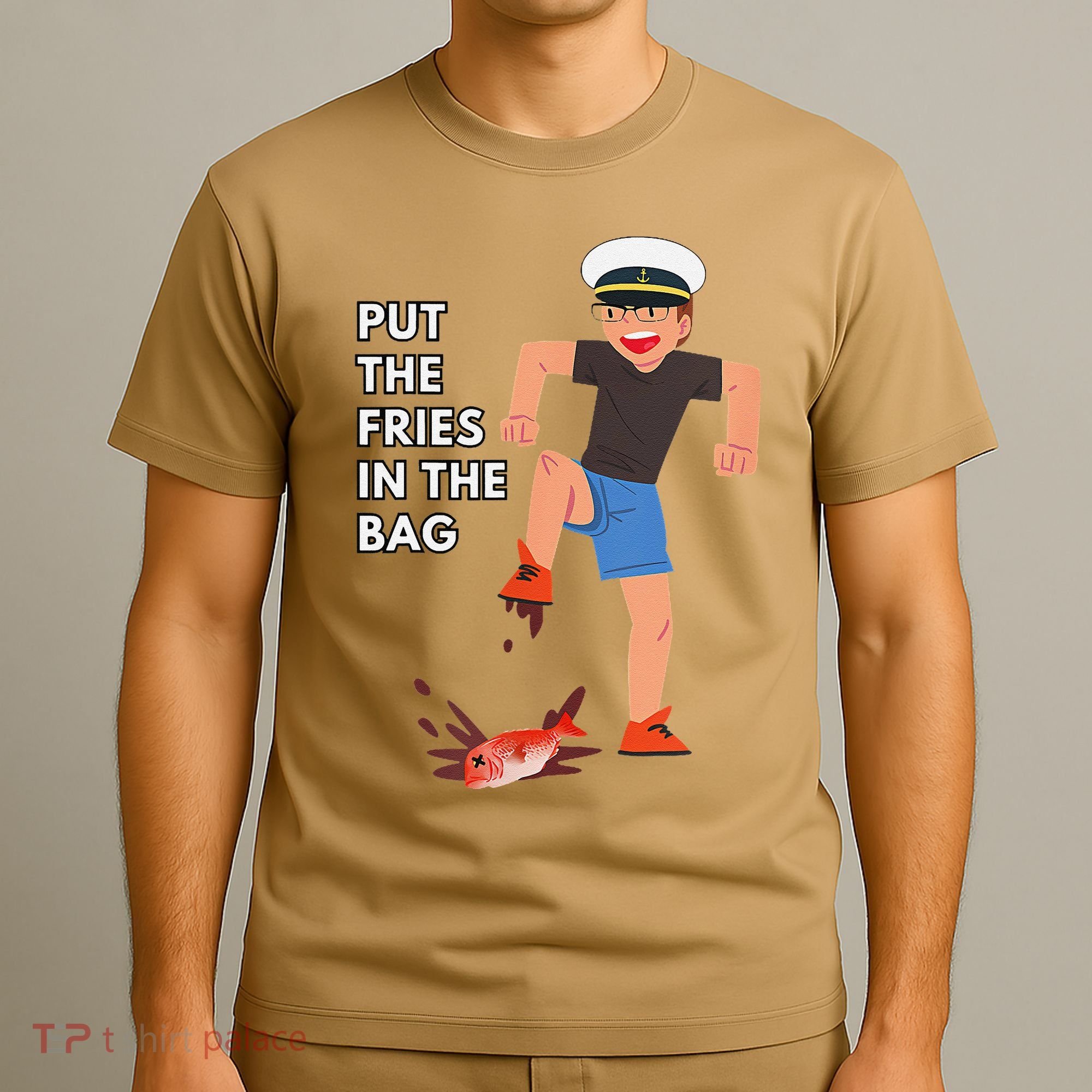 Put The Fries In The Bag Josh Block Wots T-Shirt