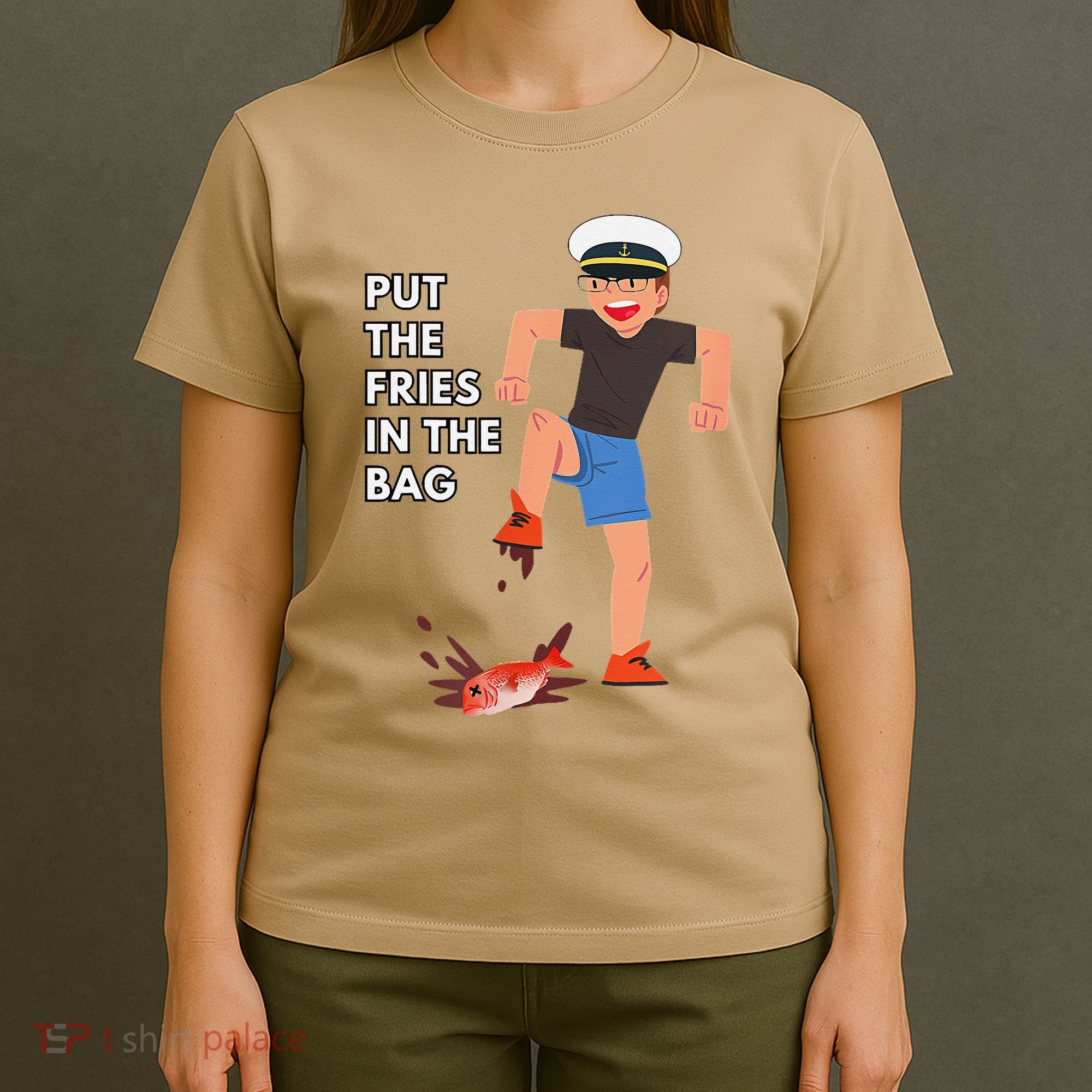 Put The Fries In The Bag Josh Block Wots T-Shirt