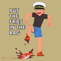 Put The Fries In The Bag Josh Block Wots Kids T-Shirt thumb 2