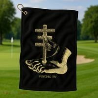Psychic Tv Fan Art Golf Towel thumb 1