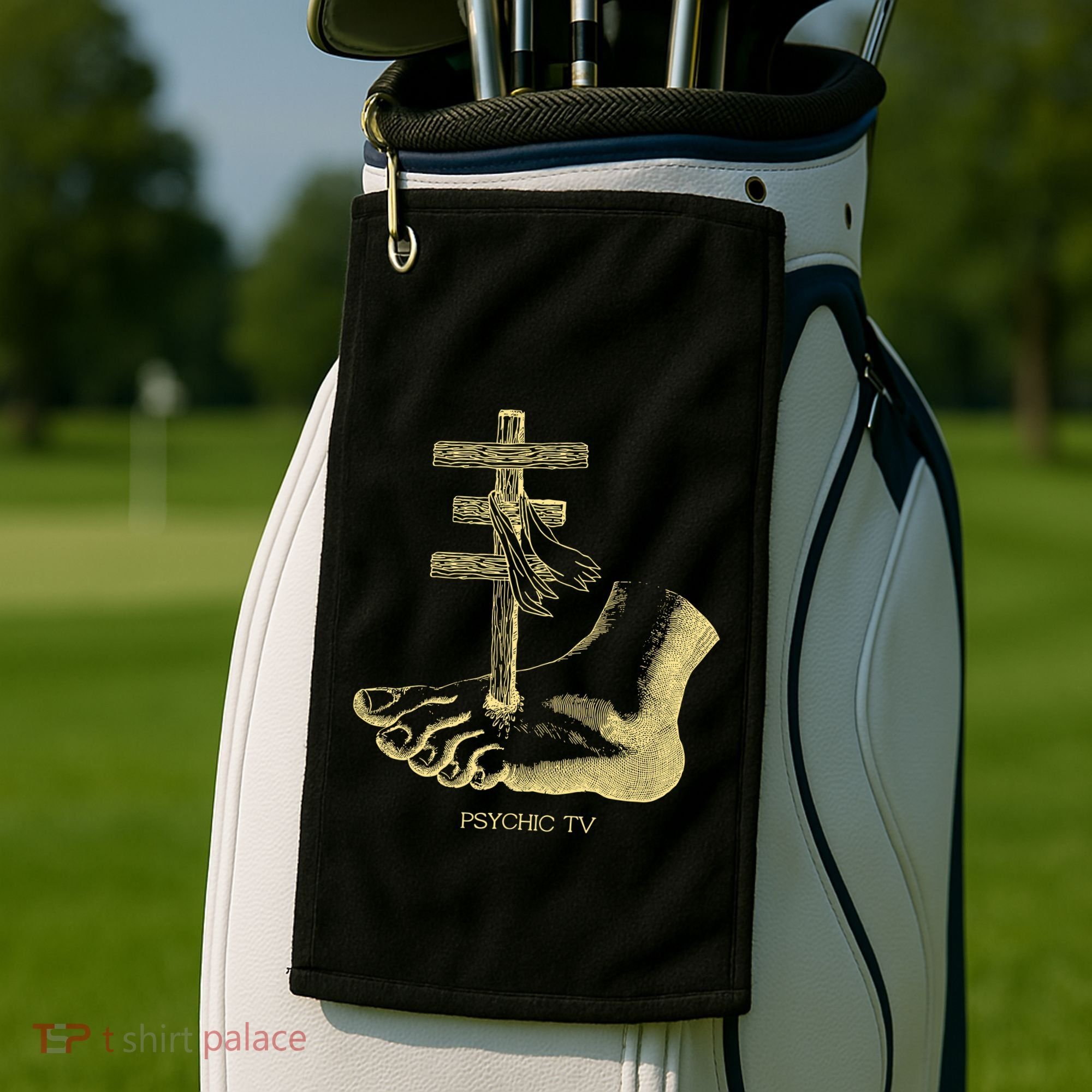 Psychic Tv Fan Art Golf Towel