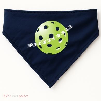 Pickleball Time Front And Back USA-Made Doggie Bandana