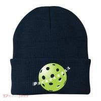 Pickleball Time Front And Back Beanie thumb 0