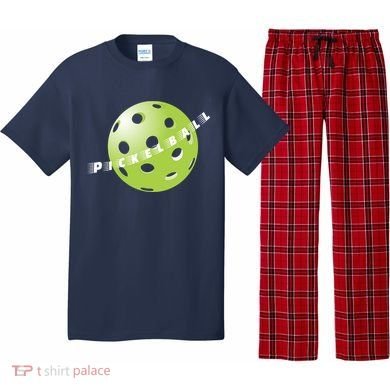 Pickleball Time Front And Back Pajama Set