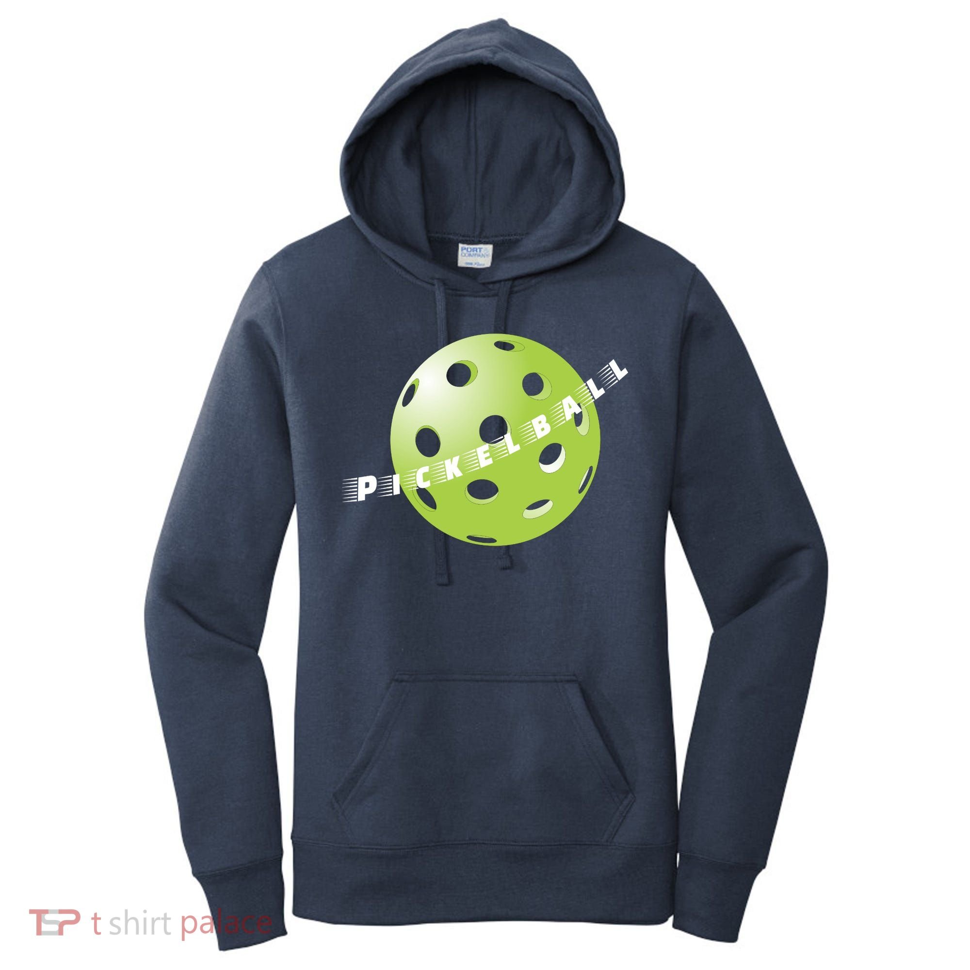 Pickleball Time Front And Back Women's Hoodie