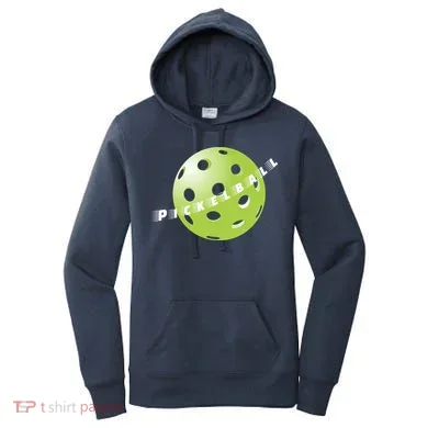 Pickleball Time Front And Back Women's Hoodie