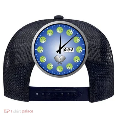 Pickleball Time Front And Back Hat back