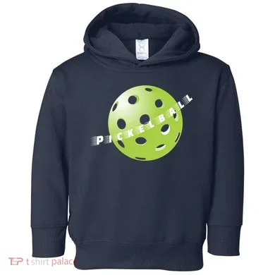Pickleball Time Front And Back Toddler Hoodie