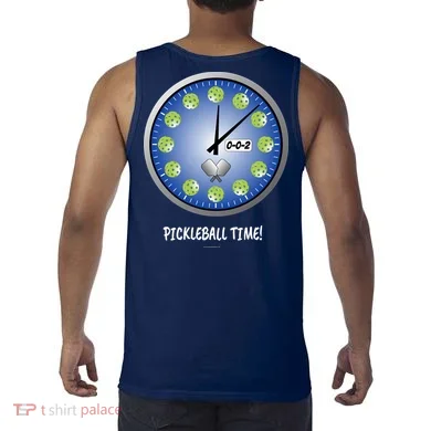 Pickleball Time Front And Back Tank Top back