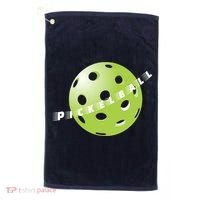 Pickleball Time Front And Back Golf Towel thumb 0