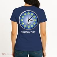 Pickleball Time Front And Back Women's T-Shirt thumb 1