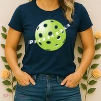 Pickleball Time Front And Back Women's T-Shirt thumb 2