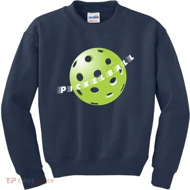 Pickleball Time Front And Back Kids Sweatshirt