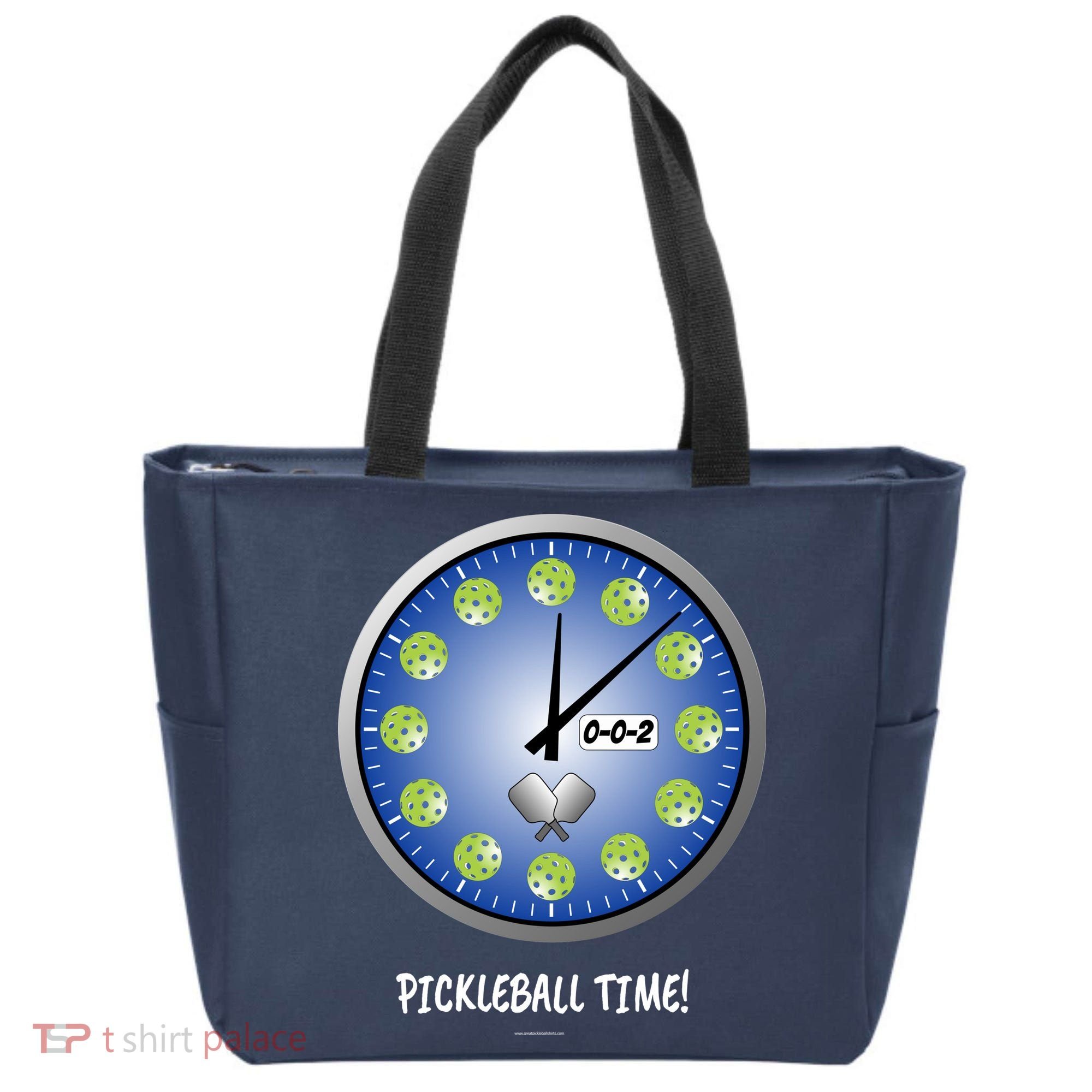 Pickleball Time Front And Back Tote Bag
