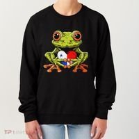 Panama Toad Frog Heart Panamanian Roots Panamanian Pride Women's Sweatshirt thumb 0