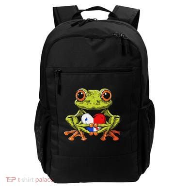 Panama Toad Frog Heart Panamanian Roots Panamanian Pride Backpack