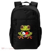 Panama Toad Frog Heart Panamanian Roots Panamanian Pride Backpack thumb 0