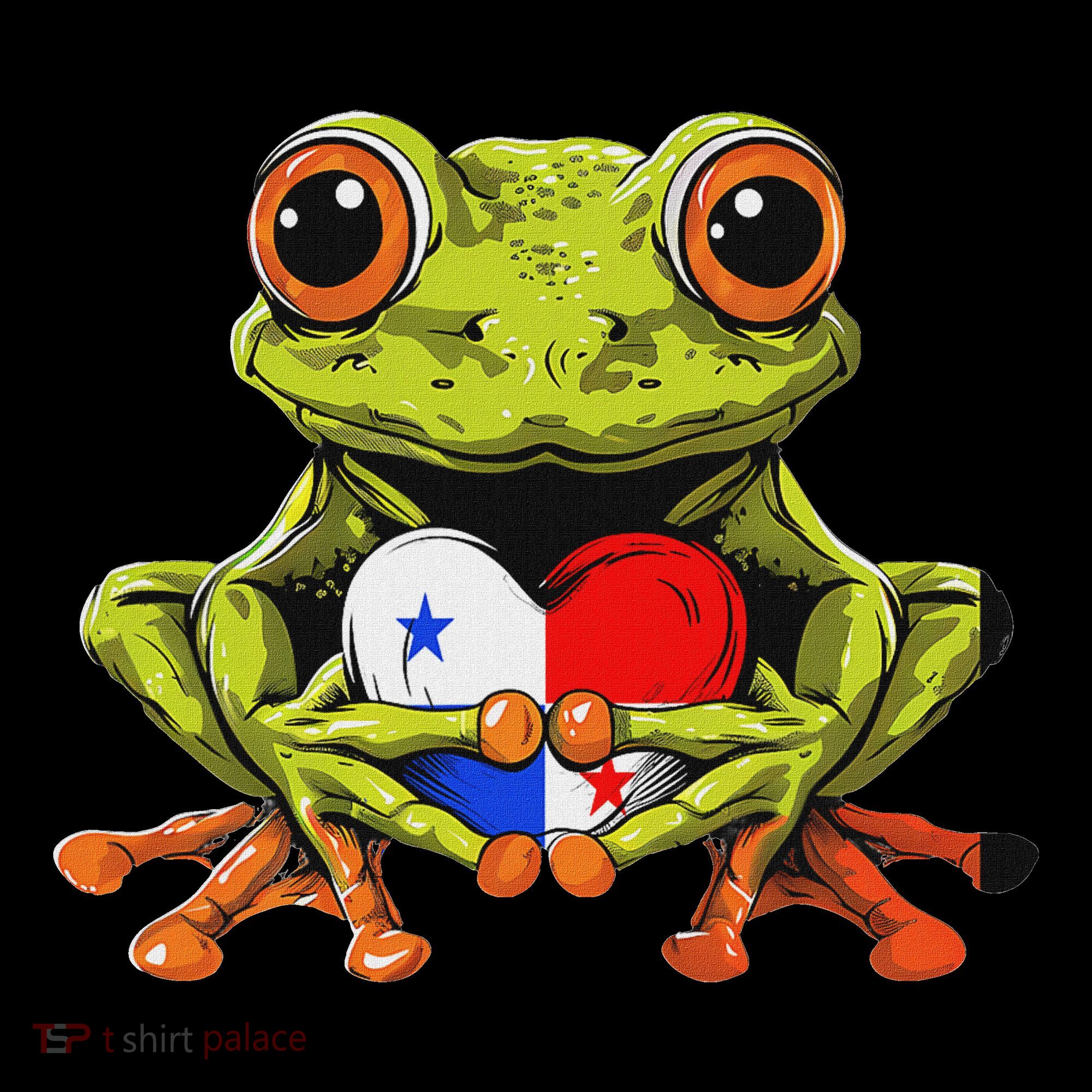 Panama Toad Frog Heart Panamanian Roots Panamanian Pride Bucket Hat