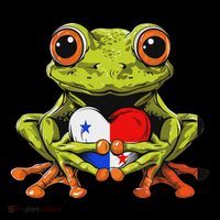 Panama Toad Frog Heart Panamanian Roots Panamanian Pride Women's Hoodie thumb 2