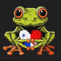 Panama Toad Frog Heart Panamanian Roots Panamanian Pride Hat thumb 2