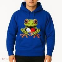 Panama Toad Frog Heart Panamanian Roots Panamanian Pride Hoodie thumb 2