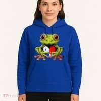 Panama Toad Frog Heart Panamanian Roots Panamanian Pride Hoodie thumb 5