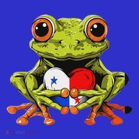 Panama Toad Frog Heart Panamanian Roots Panamanian Pride Hoodie thumb 7