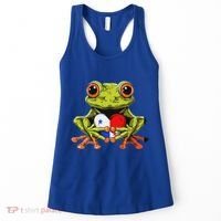 Panama Toad Frog Heart Panamanian Roots Panamanian Pride Women's Tank Top thumb 0