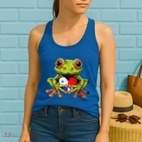 Panama Toad Frog Heart Panamanian Roots Panamanian Pride Women's Tank Top thumb 2
