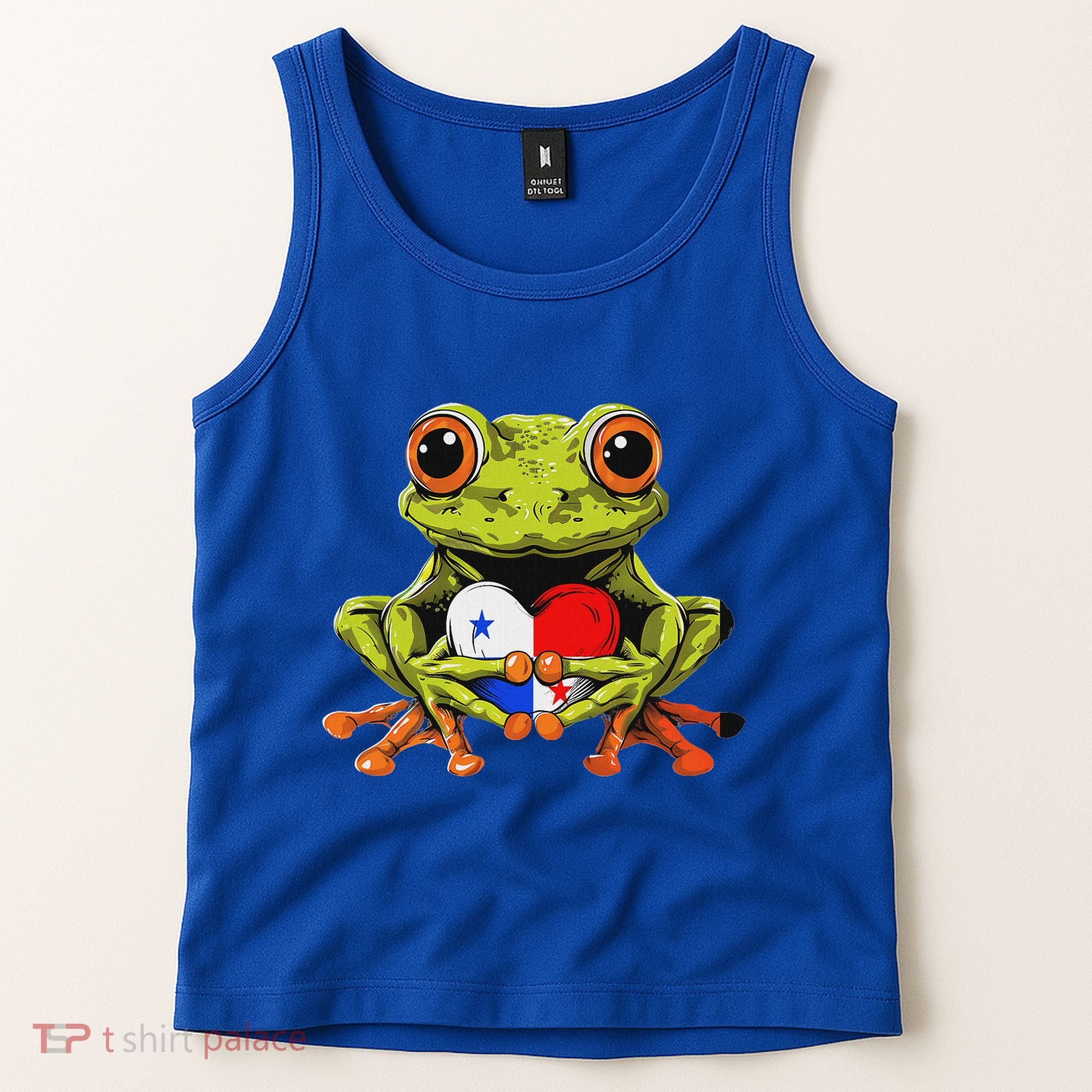 Panama Toad Frog Heart Panamanian Roots Panamanian Pride Tank Top