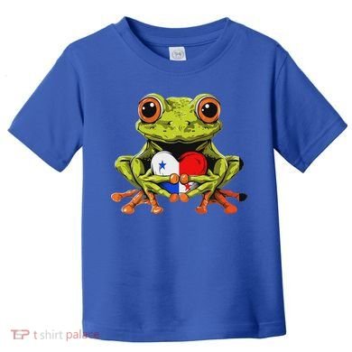 Panama Toad Frog Heart Panamanian Roots Panamanian Pride Toddler T-Shirt