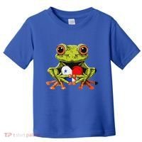 Panama Toad Frog Heart Panamanian Roots Panamanian Pride Toddler T-Shirt thumb 0