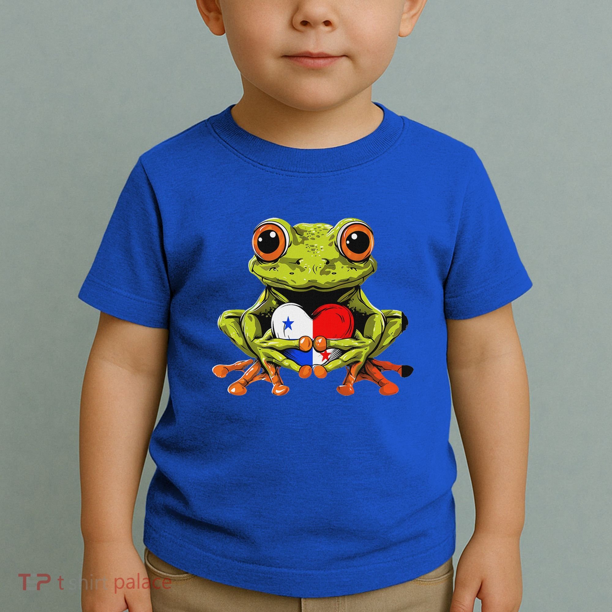 Panama Toad Frog Heart Panamanian Roots Panamanian Pride Toddler T-Shirt
