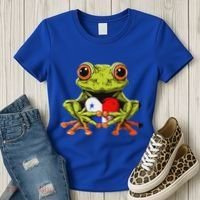 Panama Toad Frog Heart Panamanian Roots Panamanian Pride Women's T-Shirt thumb 3