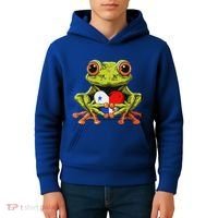 Panama Toad Frog Heart Panamanian Roots Panamanian Pride Kids Hoodie thumb 4