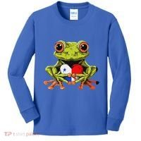 Panama Toad Frog Heart Panamanian Roots Panamanian Pride Kids Long Sleeve Shirt thumb 0