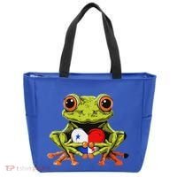 Panama Toad Frog Heart Panamanian Roots Panamanian Pride Tote Bag thumb 0