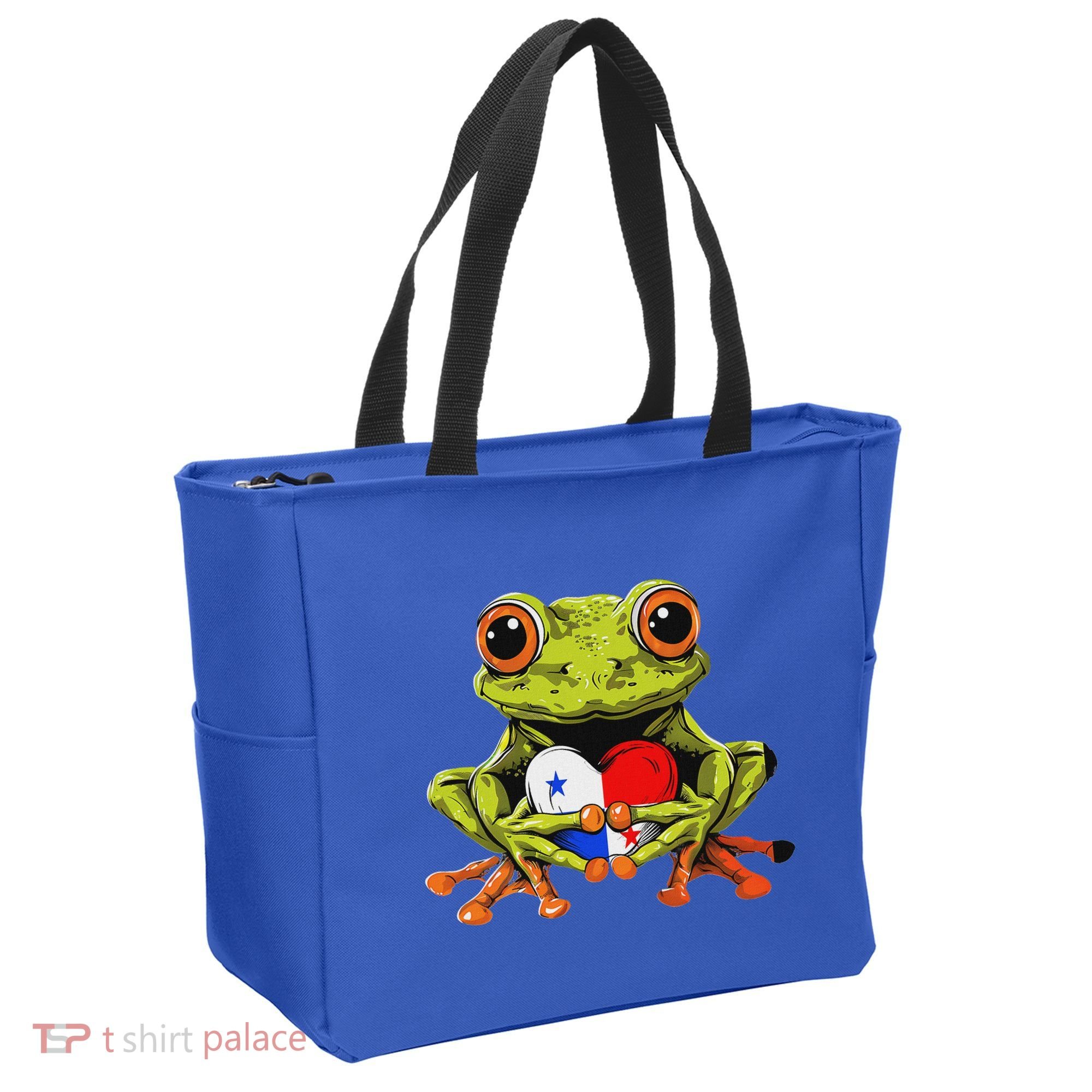 Panama Toad Frog Heart Panamanian Roots Panamanian Pride Tote Bag