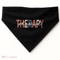 Physical Therapy Funny Physical Therapist pt therapist month USA-Made Doggie Bandana thumb 0