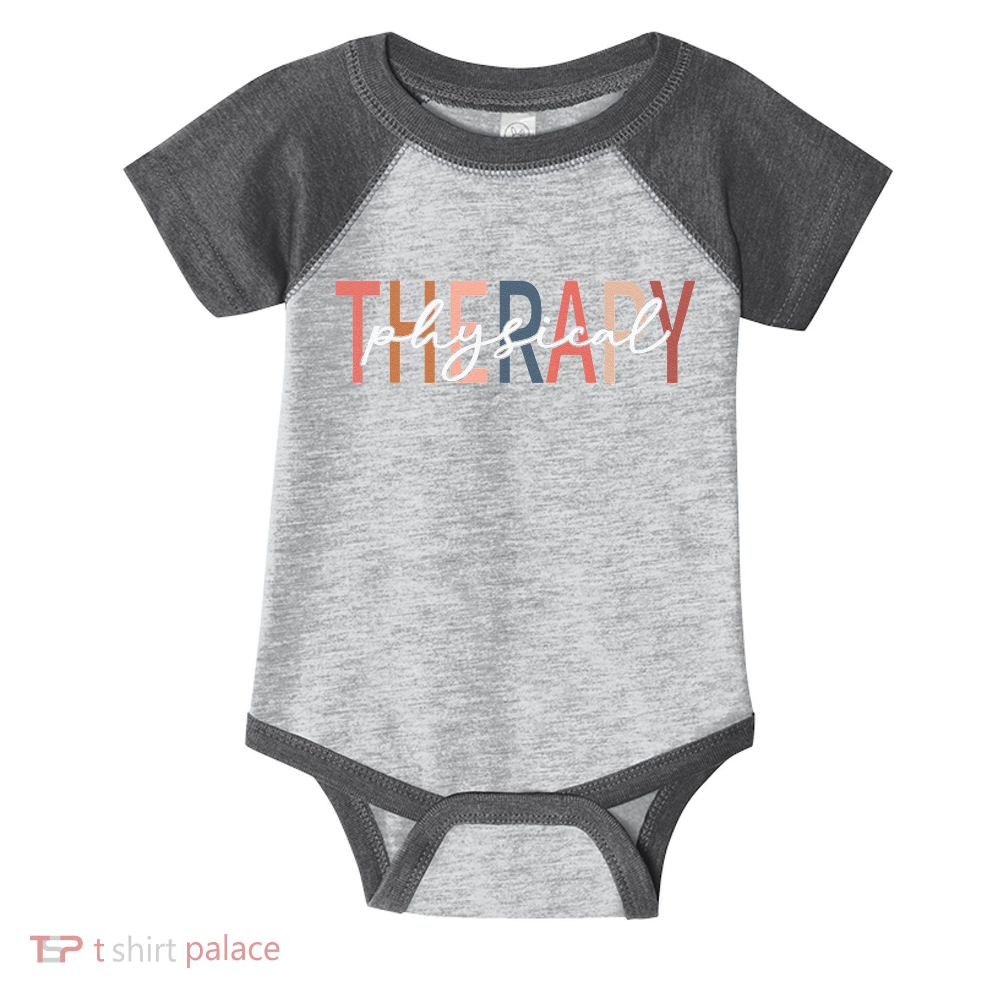 Physical Therapy Funny Physical Therapist pt therapist month Infant Baby Jersey Bodysuit