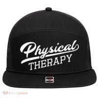 Physical Therapy For Physical Therapist 7 Panel Mesh Trucker Snapback Hat thumb 0