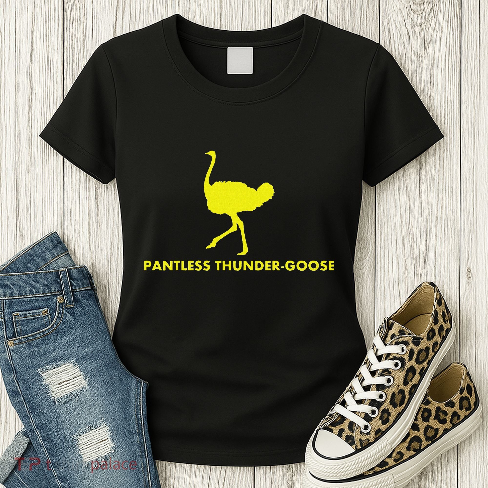 Pantless Thunder Goose Popular Random Women's T-Shirt