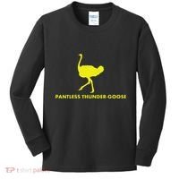 Pantless Thunder Goose Popular Random Kids Long Sleeve Shirt thumb 0