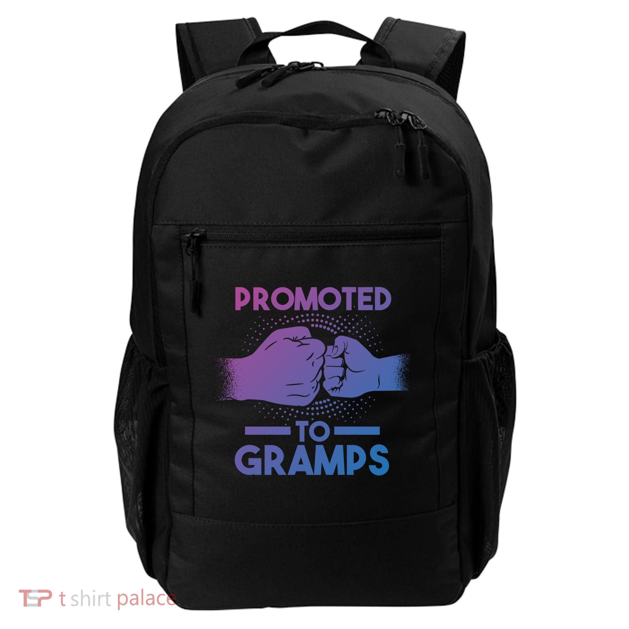 Promoted To Gramps Grandpa Cool Gift Backpack