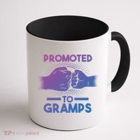 Promoted To Gramps Grandpa Cool Gift Coffee Mug thumb 1